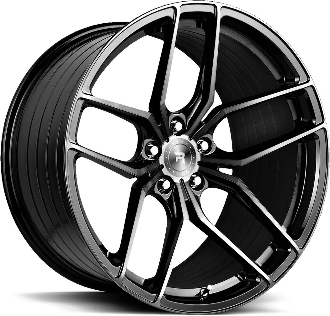 Rautamo R-SERIES R8 Gloss Black Tinted Face 8.5x19 5/114,3 ET40