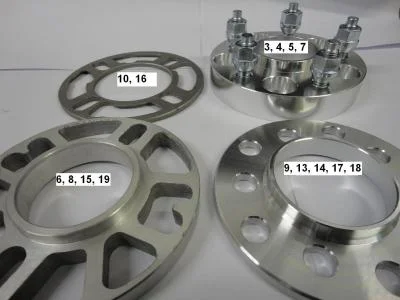 Universalspacer 5-Bult styrning (23) 15mm 66,6-73,1