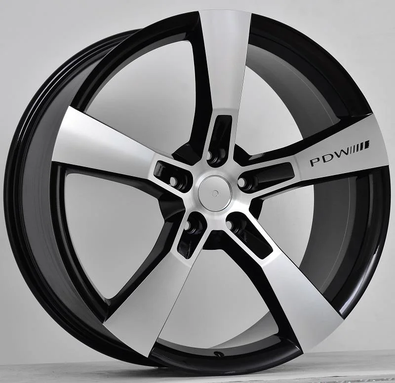 Statusfälgar P28 Black machined face 10x22 5/130 ET45