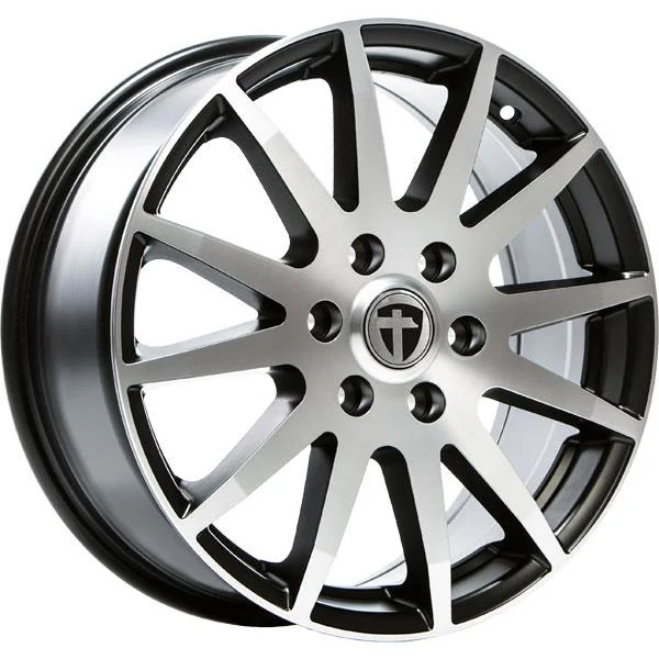 ABS Netto TOMASON TN1 BLACK MATT POLISHED 8x17 4/100 ET35