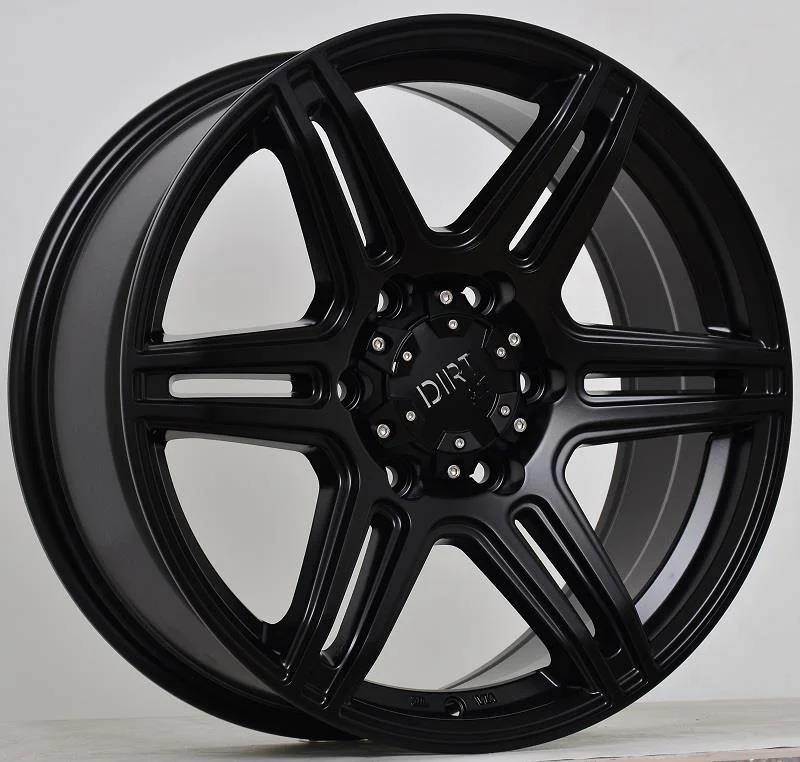 Statusfälgar D47 Flatblack 8x17 6/139,7 ET38