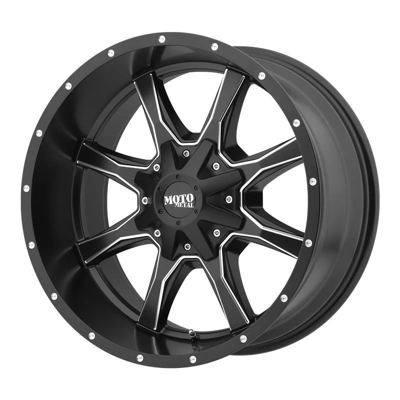 Statusfälgar MO970 Satin Black Milled 10x18 6/135/139,7 ET-24