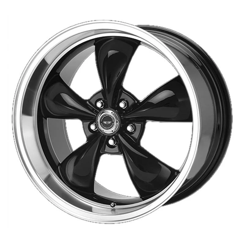 Statusfälgar AR105 Gloss Black Machined Lip 8x18 5/127 ET0