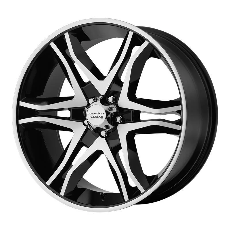 Statusfälgar AR893 Gloss Black Machined 8x17 6/135 ET25