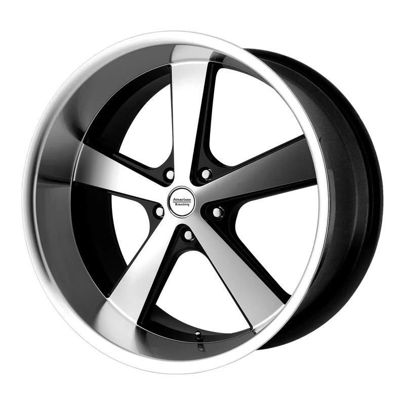 Statusfälgar VN701 Gloss Black Machined 11x22 5/127 ET18