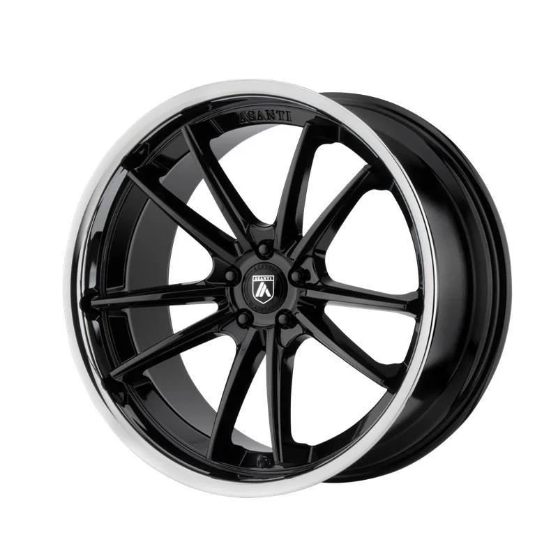 Statusfälgar AB23 Gloss Black Chrome Lip 10.5x22 5/114,3 ET35