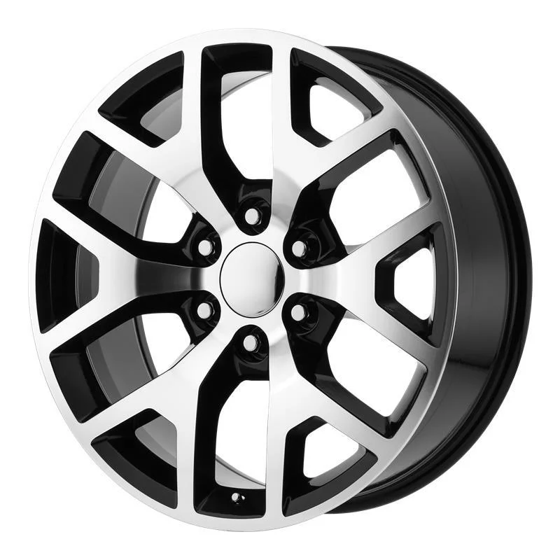 Statusfälgar PR169 Gloss Black with Machined Spokes 9x22 6/139,7 ET28