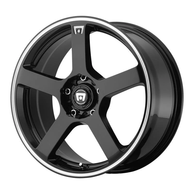 Statusfälgar MR116 Gloss Black Machined Flange 7x17 5/105/114,3 ET40