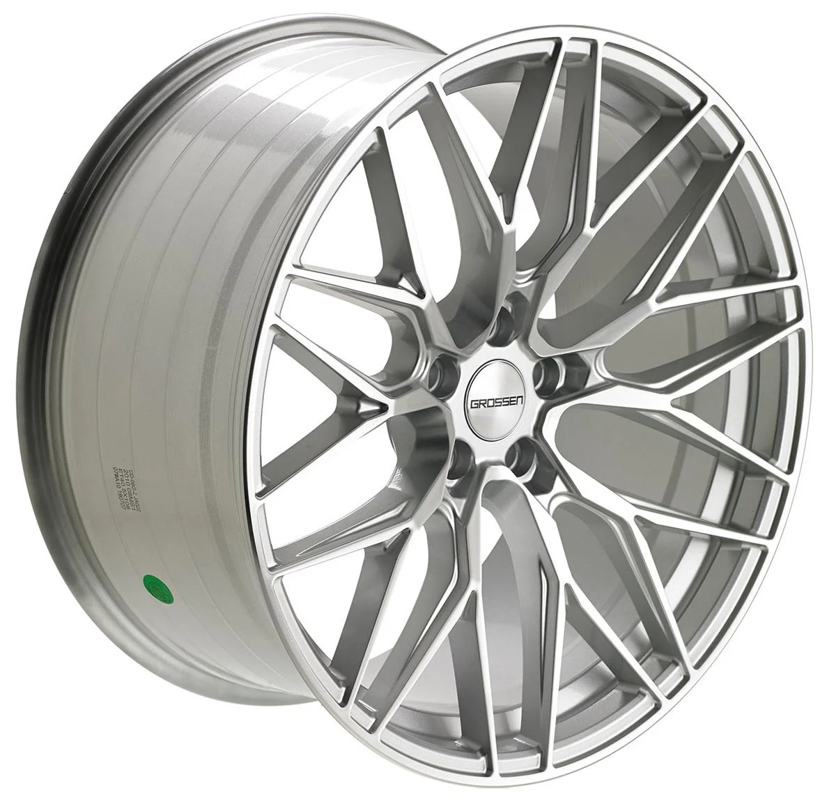 Grossen 10 Machined Silver 10,0x20 5x108 ET40