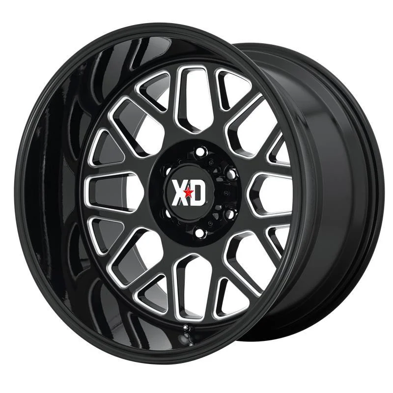 Statusfälgar XD849 Gloss Black Milled 9x20 6/139,7 ET0