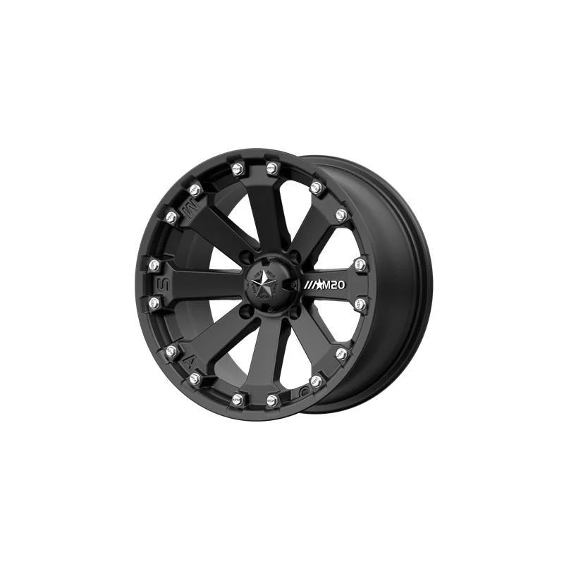 Statusfälgar MA20 Satin Black 7x14 4/156 ET0