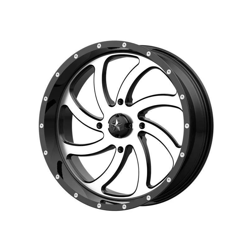 Statusfälgar MA36 Machined Gloss Black 7x20 4/156 ET0
