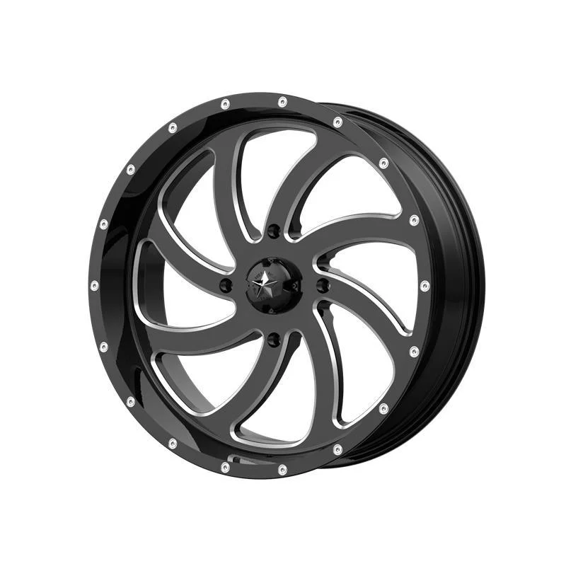 Statusfälgar MA36 Gloss Black Milled 7x22 4/156 ET0