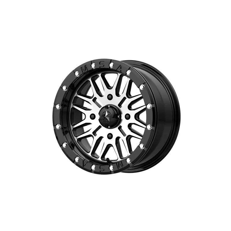 Statusfälgar MA37 Gloss Black Machined 7x18 4/156 ET10