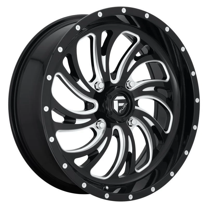 Statusfälgar FV641 GLOSS BLACK MILLED 7x24 4/156 ET13