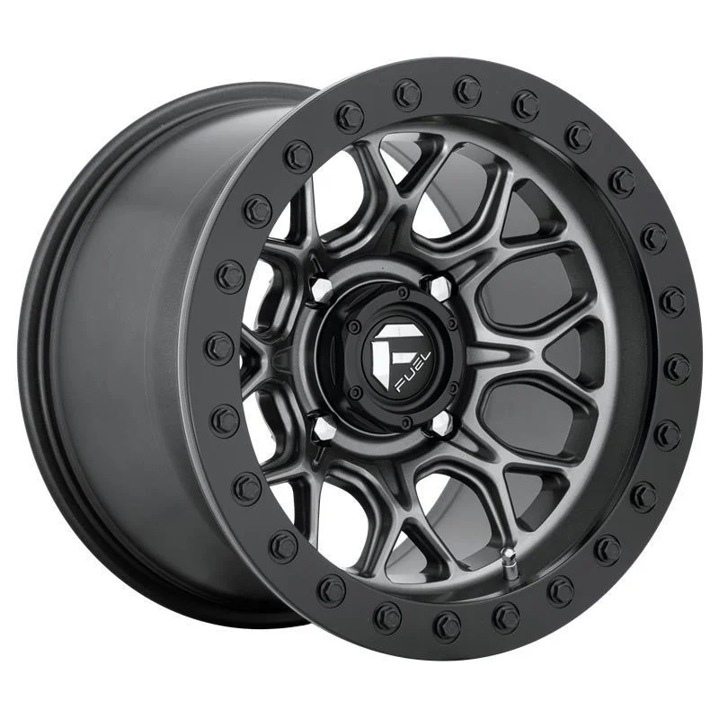 Statusfälgar FV919 MATTE GUN METAL BLACK BEAD RING 10x15 4/137 ET0