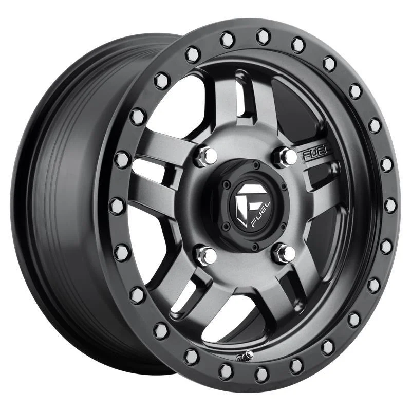 Statusfälgar FC558 MATTE GUN METAL BLACK BEAD RING 10x15 5/114,3 ET-43