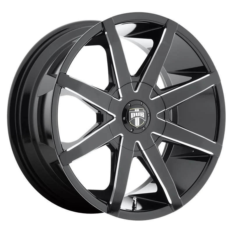 Statusfälgar DC109 GLOSS BLACK MILLED 8.5x20 6/132 ET30