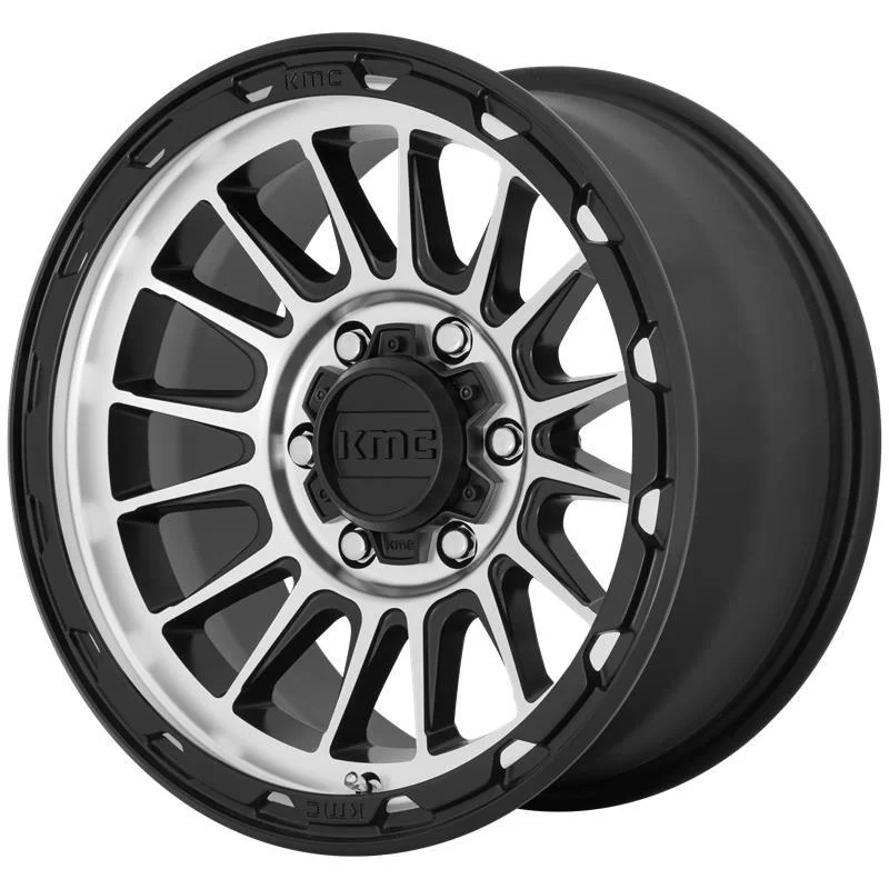 Statusfälgar KM542 Satin Black Machined 7x16 5/110 ET30