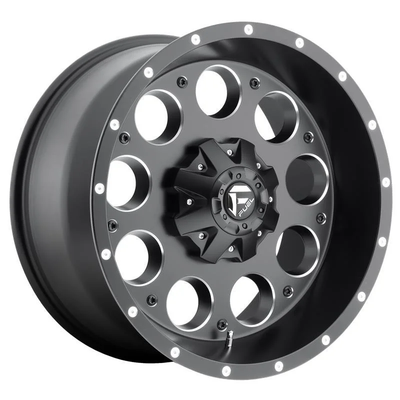 Statusfälgar FC525 MATTE BLACK MILLED 10x15 5/139,7 ET-43