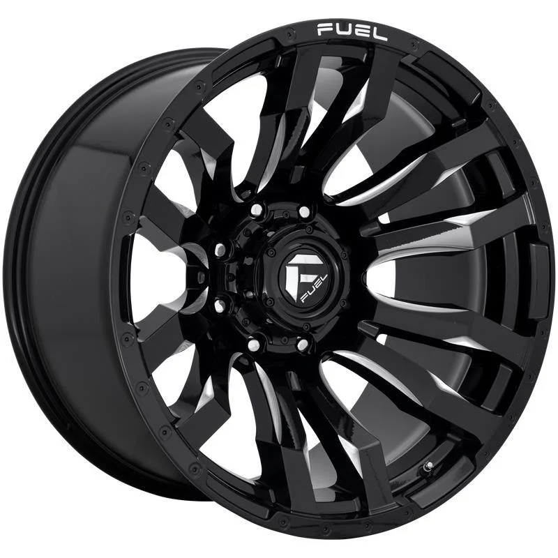 Statusfälgar FC673 GLOSS BLACK MILLED 9x17 5/127 ET-12