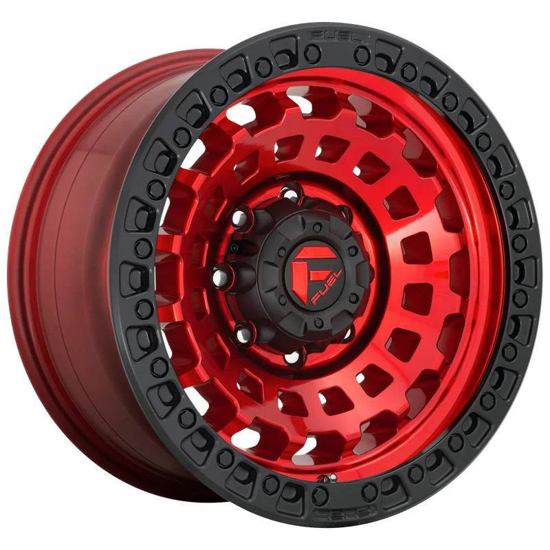 Statusfälgar FC632 CANDY RED BLACK BEAD RING 9x20 5/127 ET1