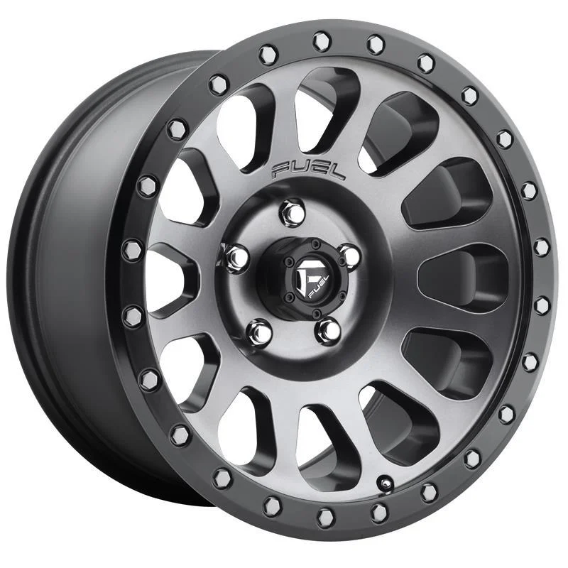 Statusfälgar FC601 MATTE GUN METAL BLACK BEAD RING 8.5x17 6/139,7 ET7