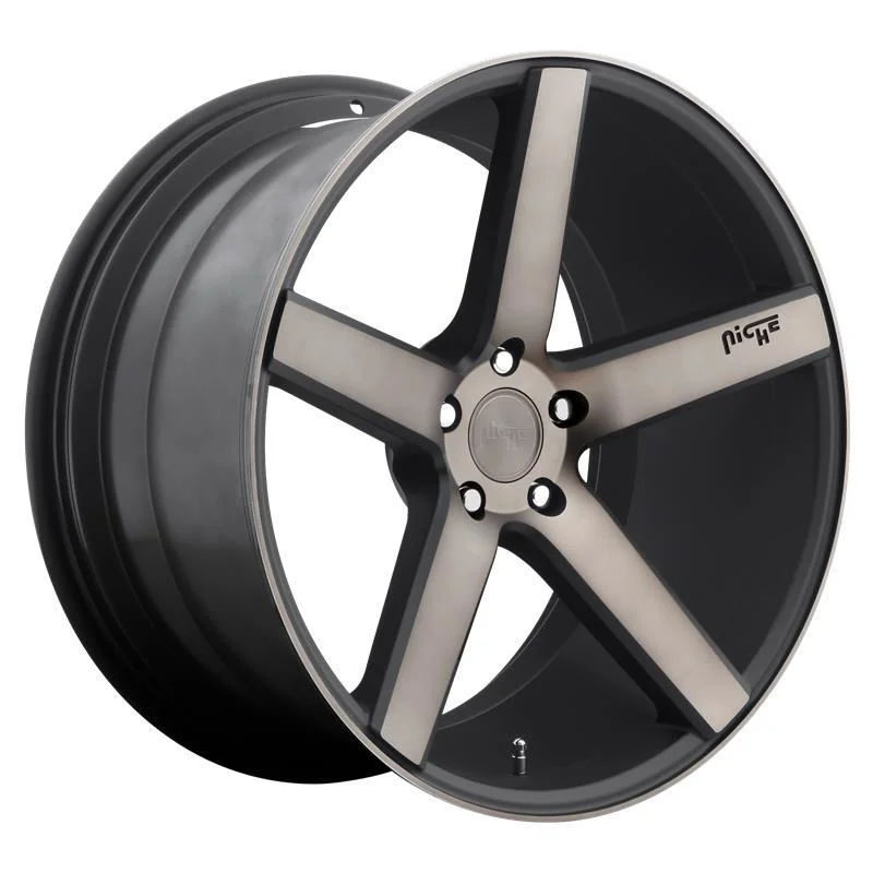 Statusfälgar NC134 MATTE BLACK MACHINED 8.5x20 5/114,3 ET35