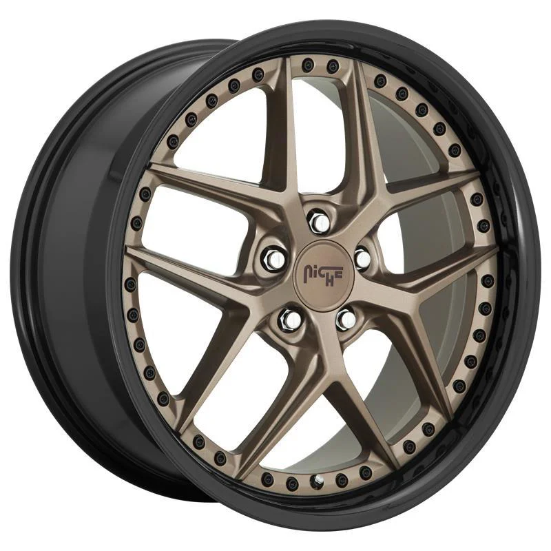 Statusfälgar NC227 MATTE BRONZE BLACK BEAD RING 9x20 5/114,3 ET35