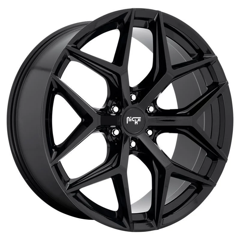 Statusfälgar NC231 GLOSS BLACK 10x24 6/135 ET30