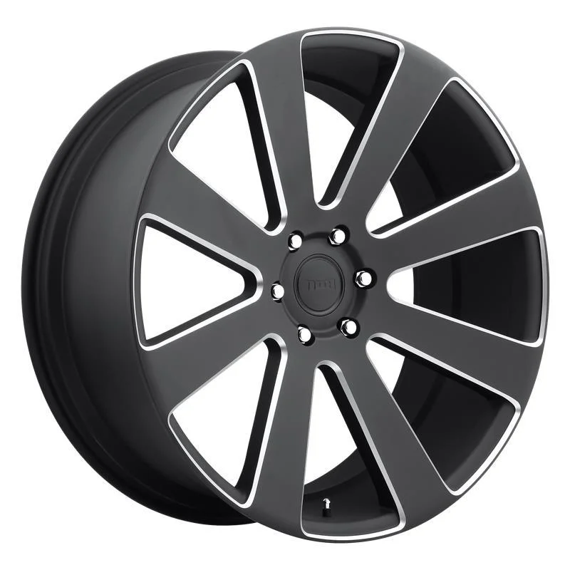 Statusfälgar DC187 MATTE BLACK MILLED 9.5x22 6/135 ET30