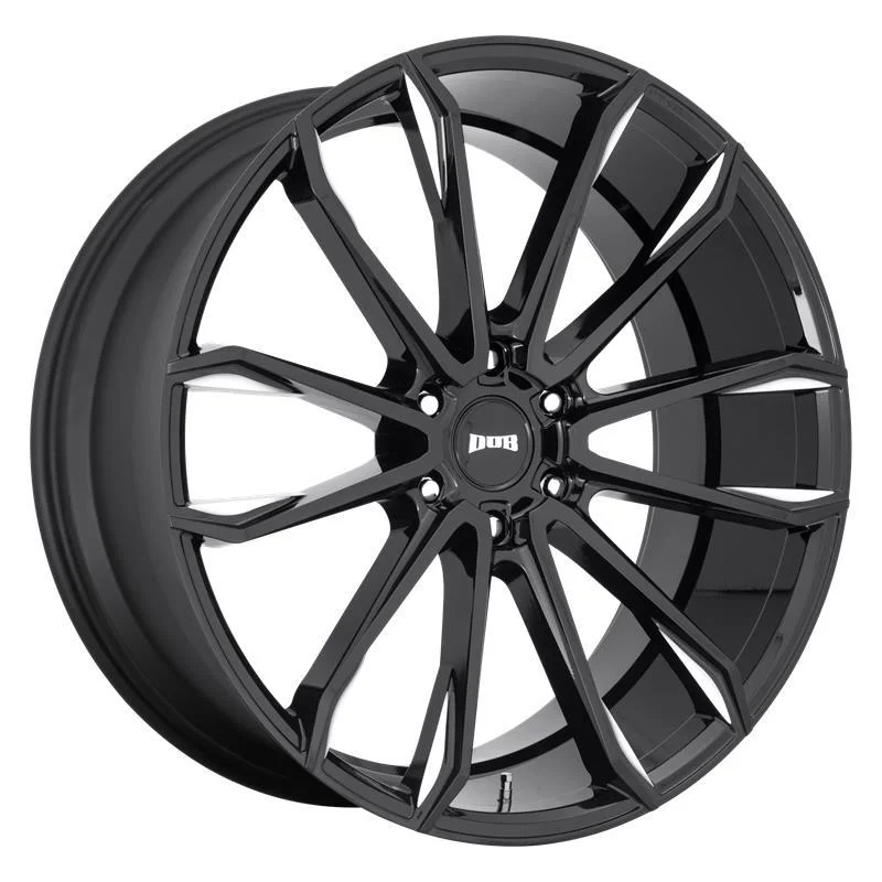 Statusfälgar DC252 GLOSS BLACK MILLED 10x24 6/135 ET30