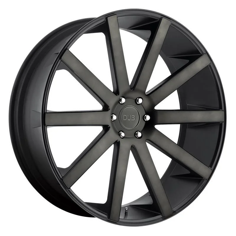 Statusfälgar DC121 MATTE BLACK DOUBLE DARK TINT 9.5x22 6/139,7 ET20