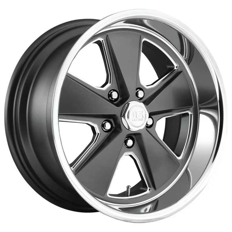 Statusfälgar UC120 MATTE GUN METAL MACHINED 9x20 5/115 ET18