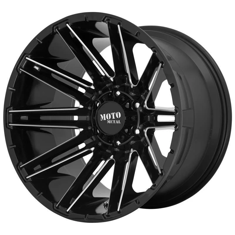 Statusfälgar MO998 Gloss Black Milled 10x22 8/180 ET-18
