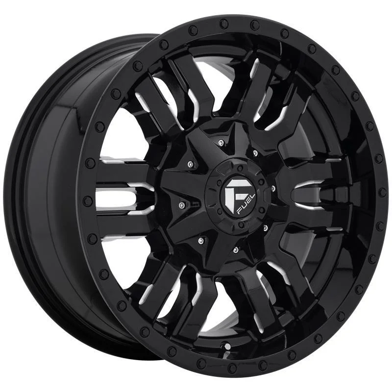 Statusfälgar FC595 GLOSS BLACK MILLED 9x18 8/180 ET20