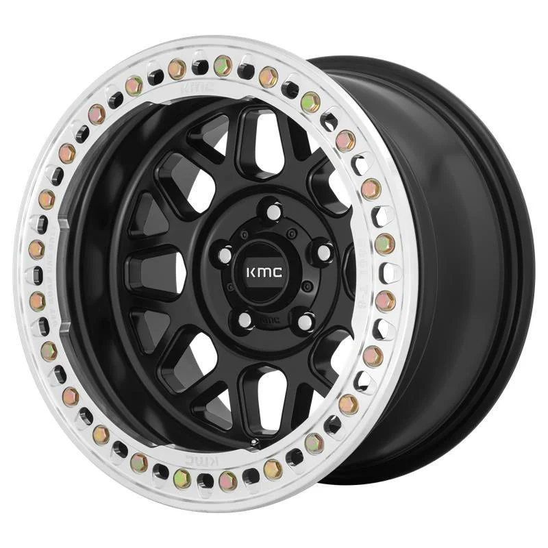 Statusfälgar KM235 Satin Black 9x17 5/127 ET-38
