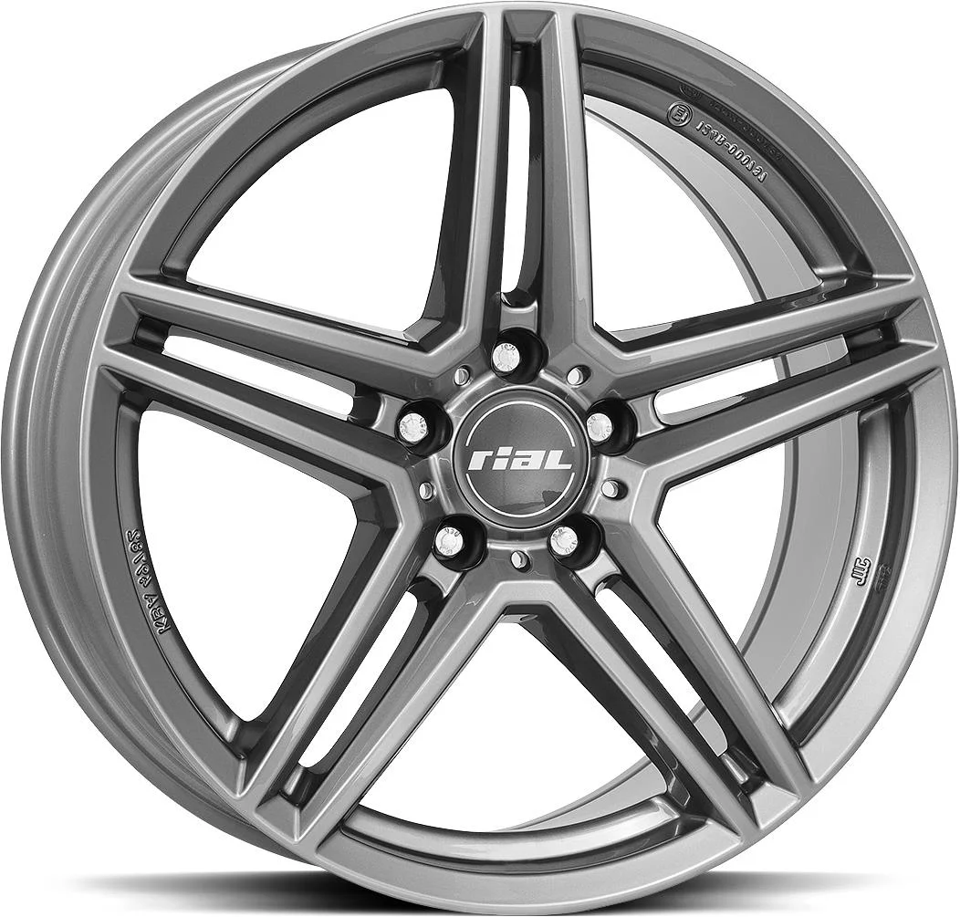 Rautamo RIAL M10X Metal Grey 8.5x19 5/112 ET38