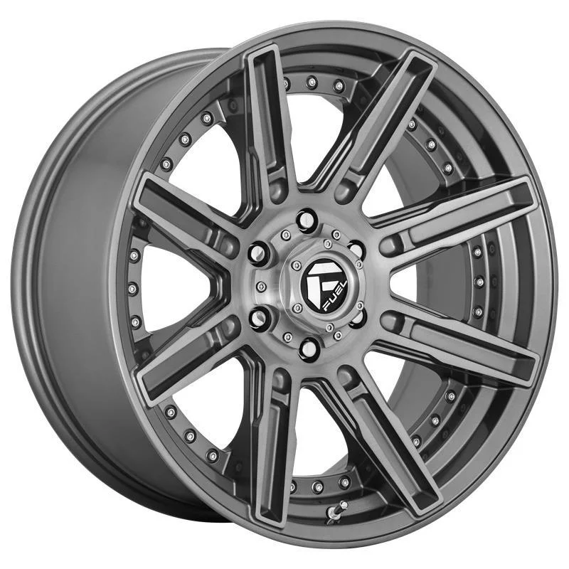 Statusfälgar FC710 BRUSHED GUN METAL TINTED CLEAR 9x20 5/127 ET1