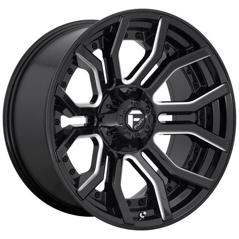 Statusfälgar FC711 GLOSS BLACK MILLED 10x20 6/135/139,7 ET-18