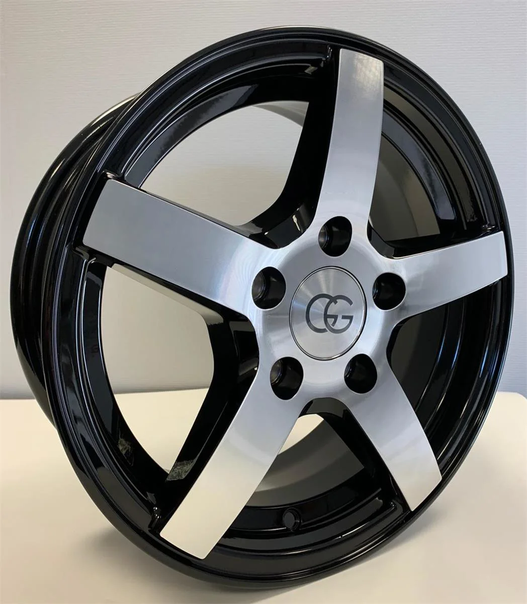 GG GG Trailer BlackPolish aluminiumfälg
