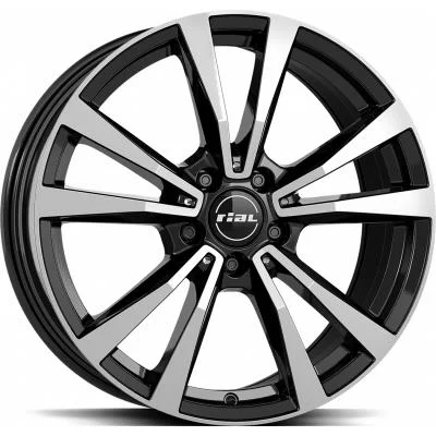Rautamo RIAL M12X Diam Black Pol 9x20 5/112 ET48