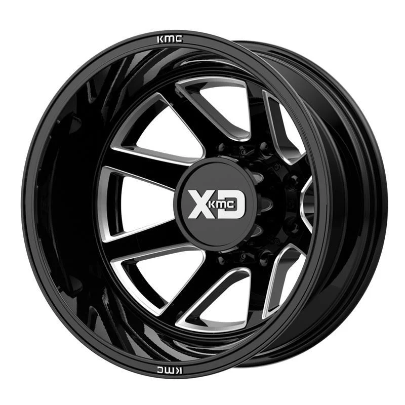 Statusfälgar XD845 Gloss Black Milled 8.3x22 8/165,1 ET105