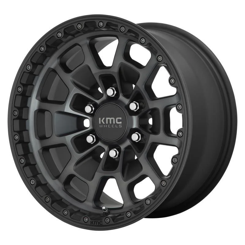 Statusfälgar KM718 Satin Black With Gray Tint 8.5x17 6/139,7 ET18