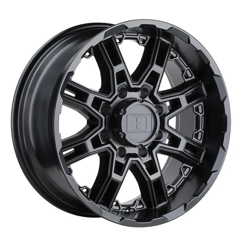Statusfälgar SLINGSHOT MATTE BLACK 8.5x16 6/135 ET10