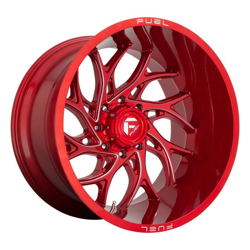 Statusfälgar FC742 Candy Red Milled 10x20 8/180 ET-18