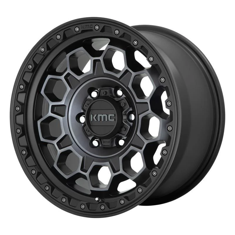 Statusfälgar KM545 Satin Black With Gray Tint 9x17 6/135 ET18