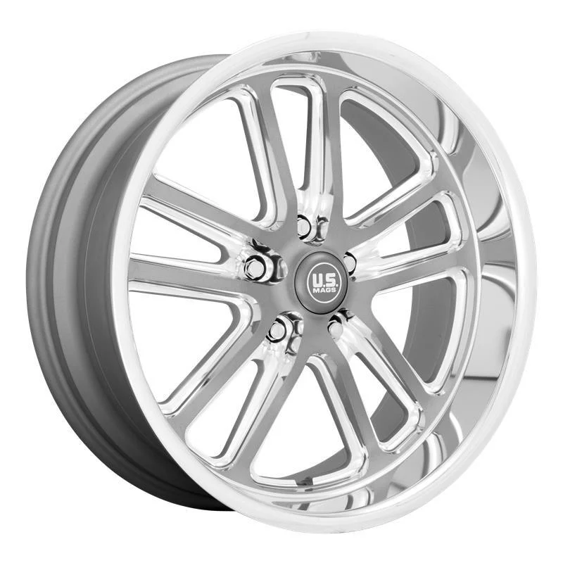 Statusfälgar UC130 Textured Gun Metal With Milled Edges 11x22 5/127 ET18