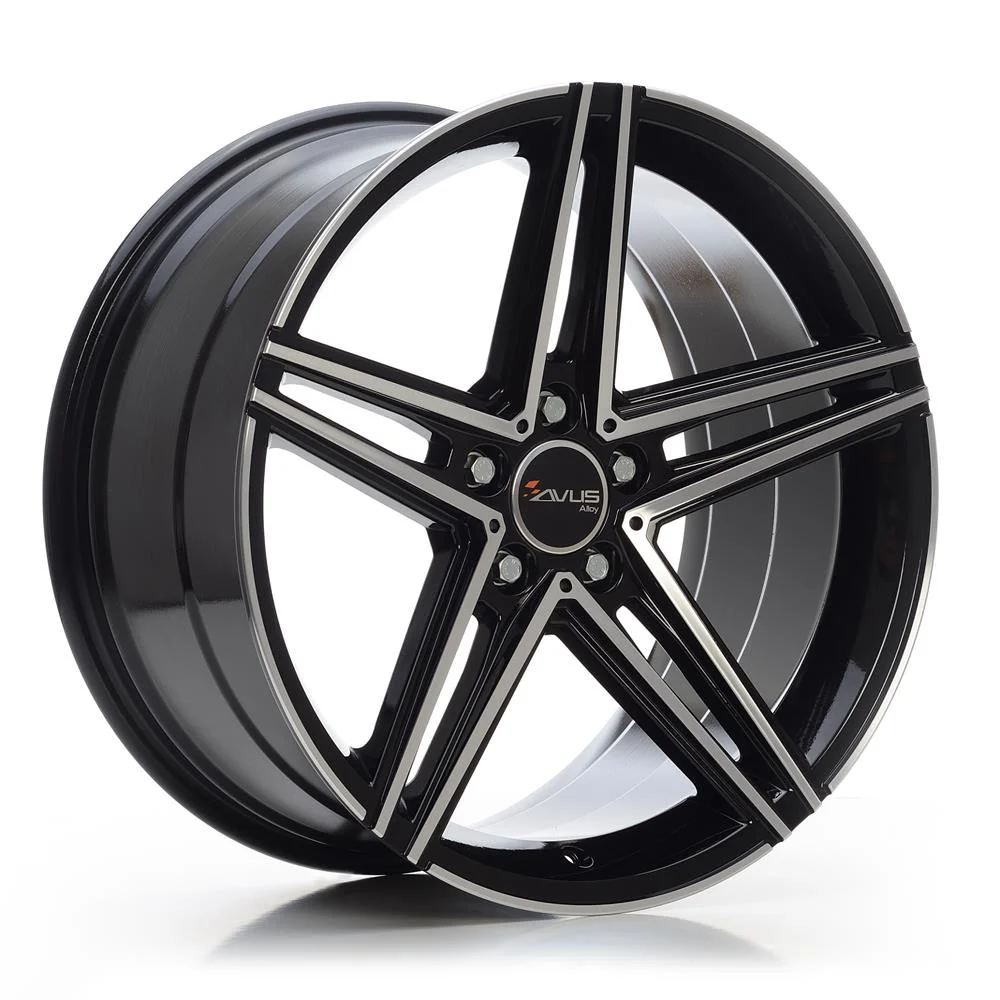 AVUS AC-515 Black Polished 8,5x18 5x112 ET35
