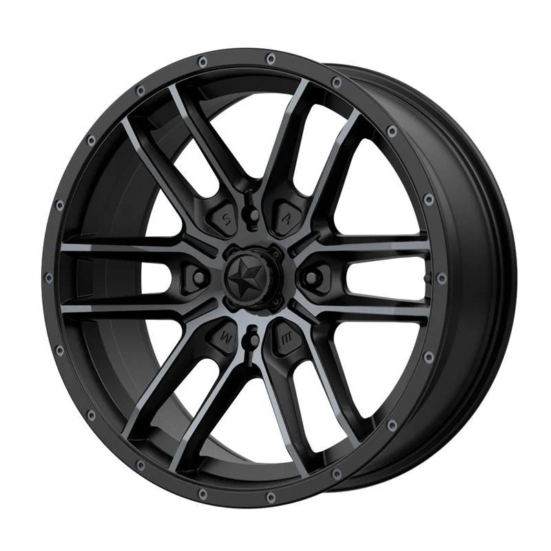 Statusfälgar MA43 Satin Black With Titanium Tint 7x20 4/156 ET10
